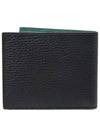 GG Interlocking Two Tone Half Wallet Black Green - GUCCI - BALAAN 4