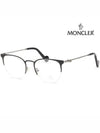 Eyewear Oval Eyeglasses Black - MONCLER - BALAAN 5