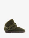 Burberry Shearling Collar Suede Chavi Middle Boots Green - BURBERRY - BALAAN 2