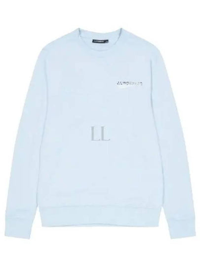 Throw Crew Neck Sweatshirt Light Blue - J.LINDEBERG - BALAAN 2