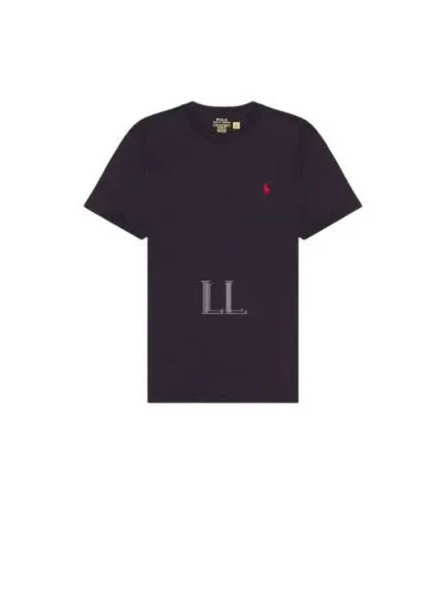 Men's Embroidery Logo Pony Classic Fit Short Sleeve T-Shirt Navy - POLO RALPH LAUREN - BALAAN 2