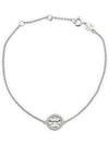 Miller Fave Chain Bracelet Silver - TORY BURCH - BALAAN 3