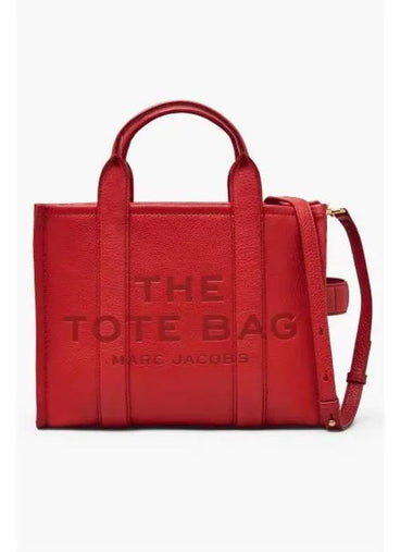 Leather The Medium Tote True Red MBBAW24009REX - MARC JACOBS - BALAAN 1