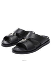 Alias CD Diamond Double Band Sandals Black - DIOR - BALAAN 5