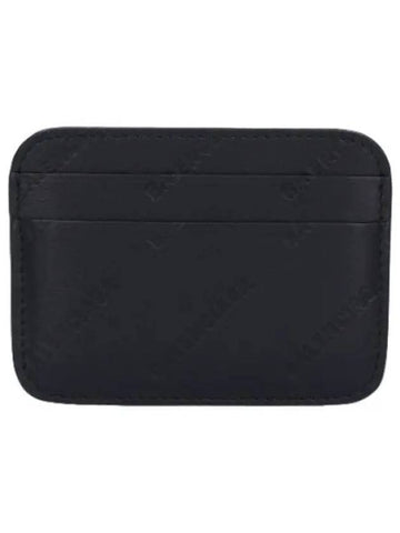 Everyday Card Holder Black Wallet - BALENCIAGA - BALAAN 1