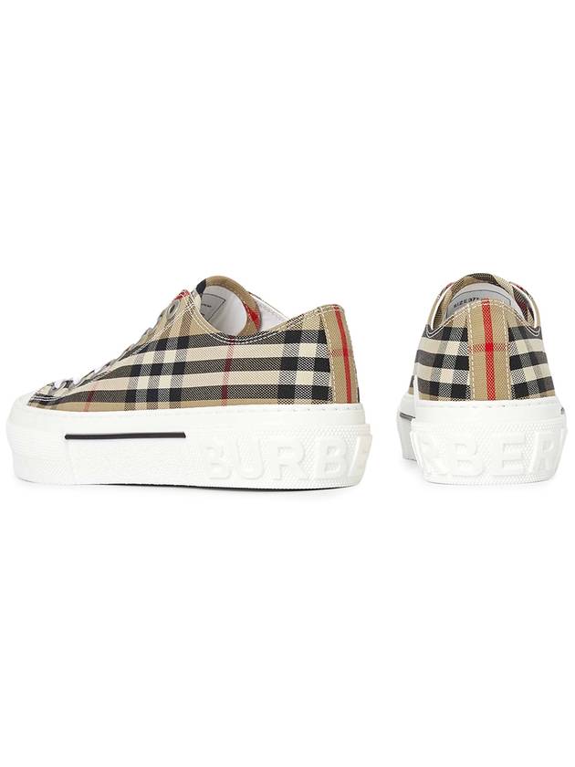 Vintage Check Cotton Sneakers Archive Beige - BURBERRY - BALAAN 7