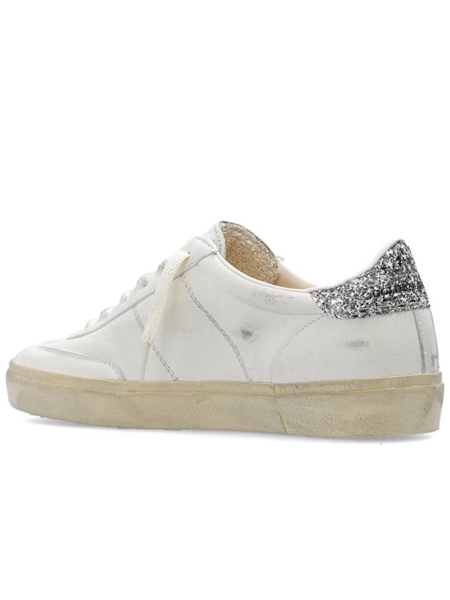 Soul Star Glitter Tab Low Top Sneakers White - GOLDEN GOOSE - BALAAN 6