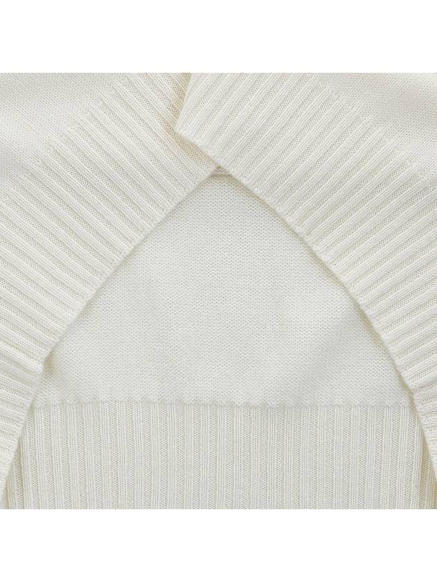 Men's Crew Neck Cashmere Knit Top White - BRUNELLO CUCINELLI - BALAAN 8