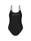 Tie String One-Piece Swimsuit Black - GANNI - BALAAN 2