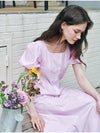 MET puff sleeve long dress pink - METAPHER - BALAAN 8