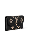 Emilie Bicolor Monogram Empreinte Leather Half Wallet Black - LOUIS VUITTON - BALAAN 3