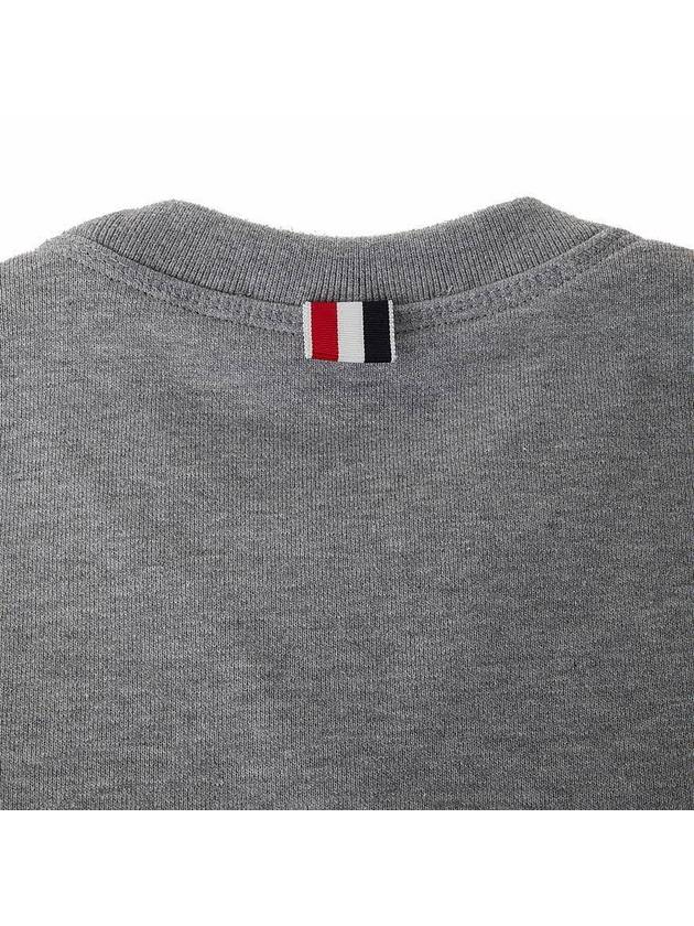 4 Bar Loopback Jersey Sweatshirt Light Grey - THOM BROWNE - BALAAN 9