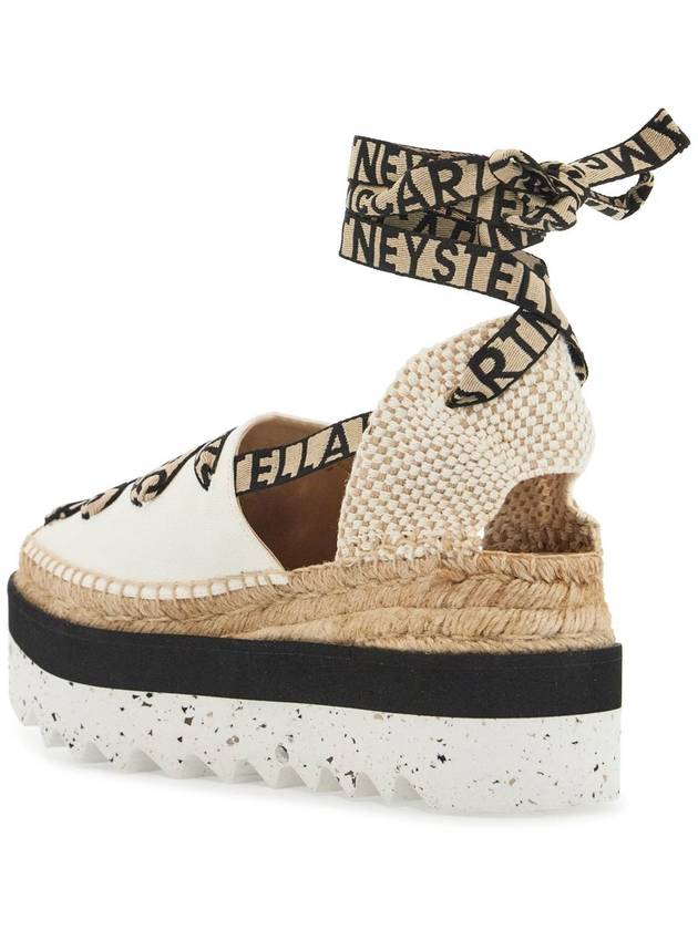 Gaia Platform Espadrilles White - STELLA MCCARTNEY - BALAAN 4