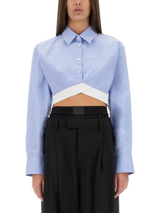 CROPPED SHIRT - ALEXANDER WANG - BALAAN 1