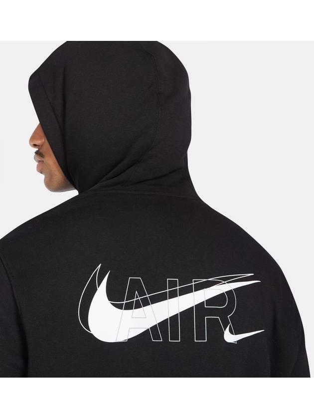 Men's Logo Hoodie Black - NIKE - BALAAN 6