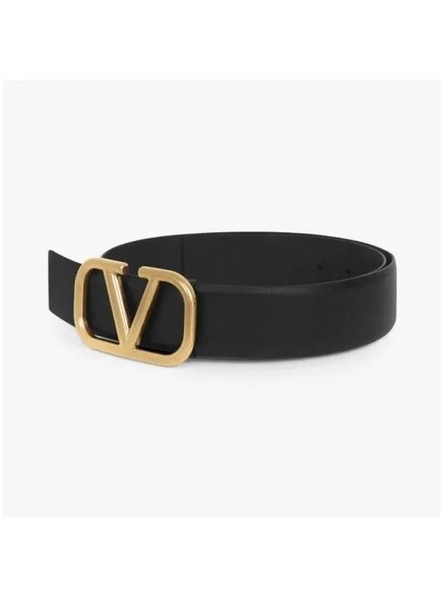 Valentino 5Y2T0Q87 ECU 0NO T0Q87 Garavani V logo gold belt - RED VALENTINO - BALAAN 4