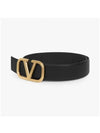 Valentino 3Y2T0Q87 ECU 0NO T0Q87 Garavani V logo gold belt - RED VALENTINO - BALAAN 4