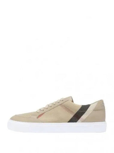 House Check Leather Sneakers Women s - BURBERRY - BALAAN 1