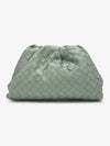 Intrecciato Small Leather Pouch Bag Mint - BOTTEGA VENETA - BALAAN 2