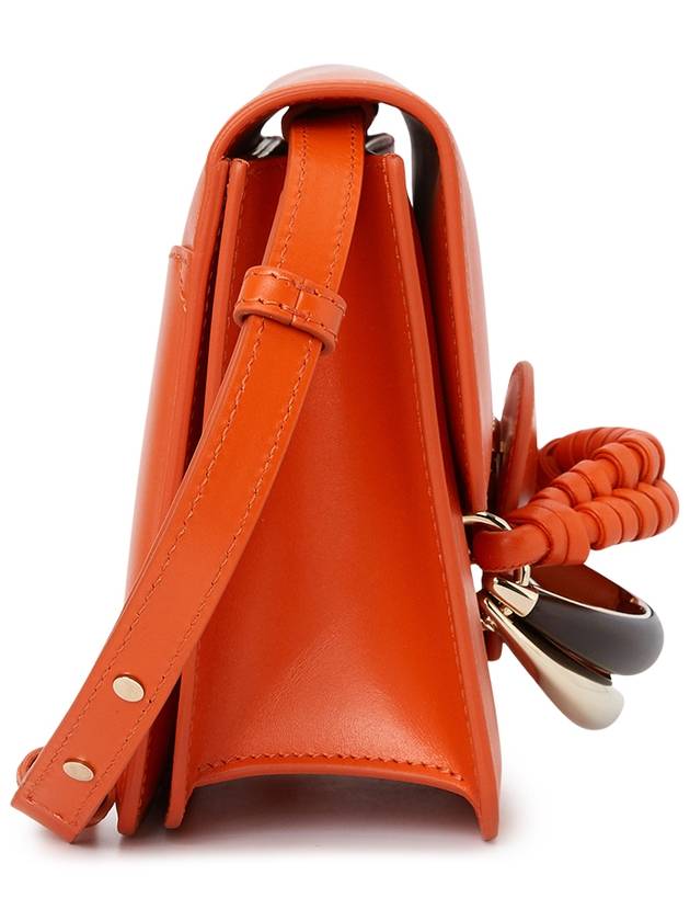 Kattie Shiny Calfskin Small Cross Bag Rusted Orange - CHLOE - BALAAN 4