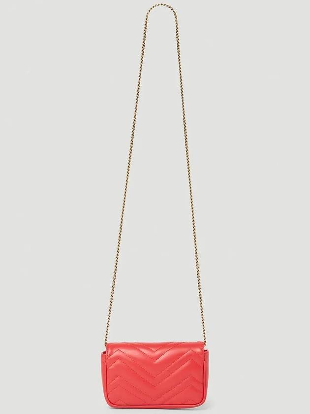 GG Marmont Matelasse Super Mini Bag Red - GUCCI - BALAAN 5