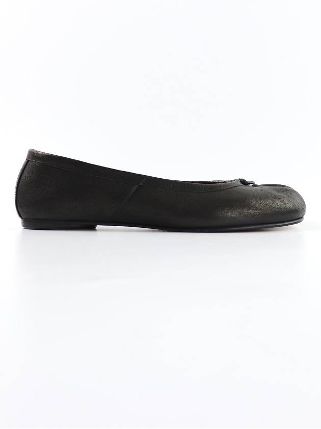 Tabi Leather Flat Black - MAISON MARGIELA - BALAAN 2