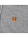 Women's Tiger Logo Cotton Hoodie Dove Grey - KENZO - BALAAN.