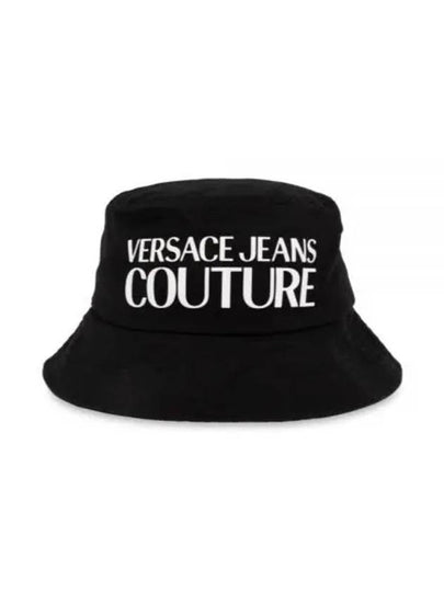 Logo Print Bucket Hat Black - VERSACE - BALAAN 2