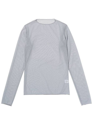 MESH LONG SLEEVE LIGHT GRAY - DON’T ASK MY PLAN - BALAAN 1