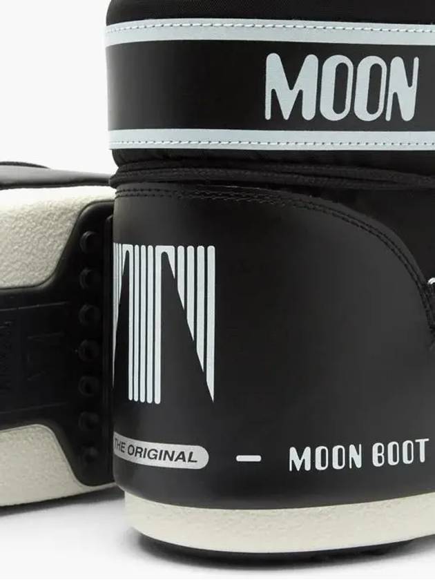 Icon Rubber Sole Grab Snow Boots Black - MOON BOOT - BALAAN 5