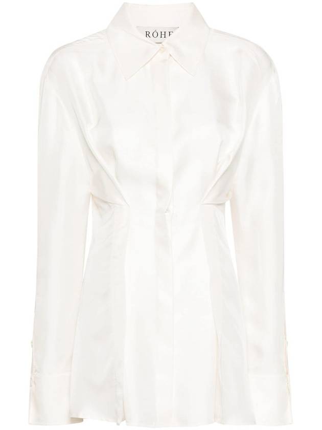 Róhe Waisted Silk Top Clothing - ROHE - BALAAN 1