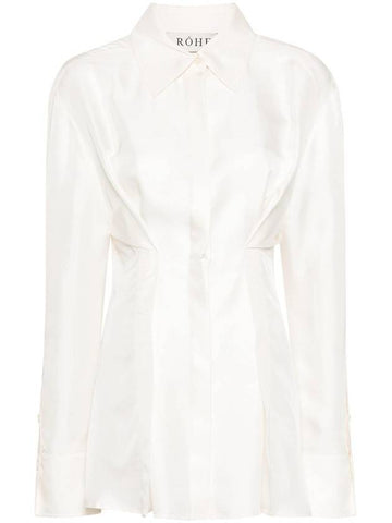 Róhe Waisted Silk Top Clothing - ROHE - BALAAN 1