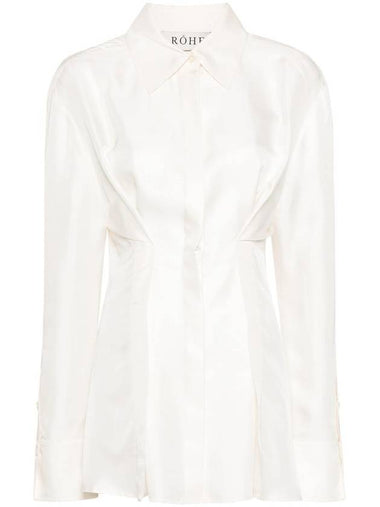 Róhe Waisted Silk Top Clothing - ROHE - BALAAN 1