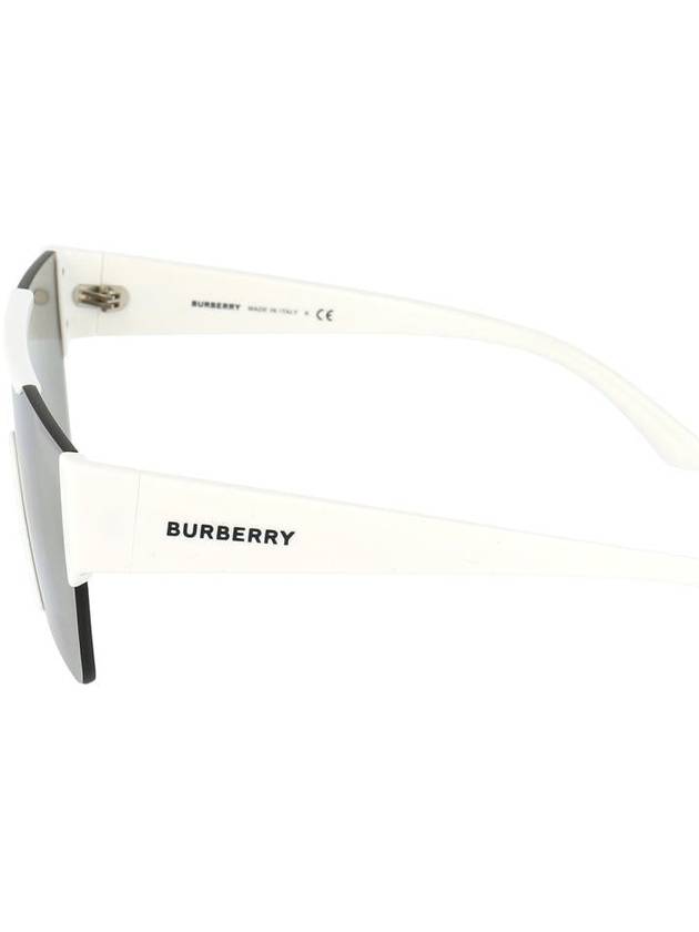 Eyewear Plastic Logo Goggles Sunglasses White - BURBERRY - BALAAN 4