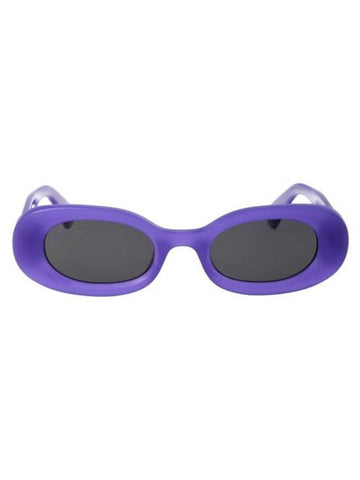 Sunglasses OERI087F23PLA001 3707 3707 PURPLE - OFF WHITE - BALAAN 1