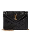 Women's Micro Gabi Lambskin Cross Bag Black - SAINT LAURENT - BALAAN 1