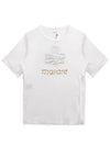 TS0382 00M008E 20WH KUTA Women's Cotton Short Sleeve Tee White - ISABEL MARANT - BALAAN 1