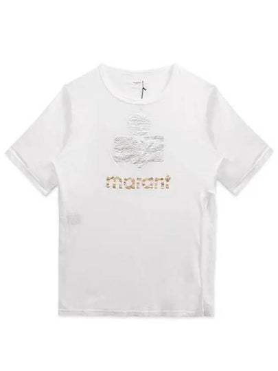 TS0382 00M008E 20WH KUTA Women s Short Sleeve T Shirt - ISABEL MARANT - BALAAN 2