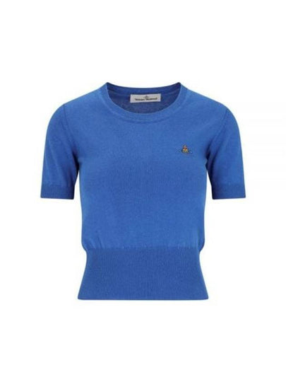 Bea Knit Top Blue - VIVIENNE WESTWOOD - BALAAN 2