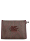 Paisley Clutch Bag Brown - ETRO - BALAAN 1