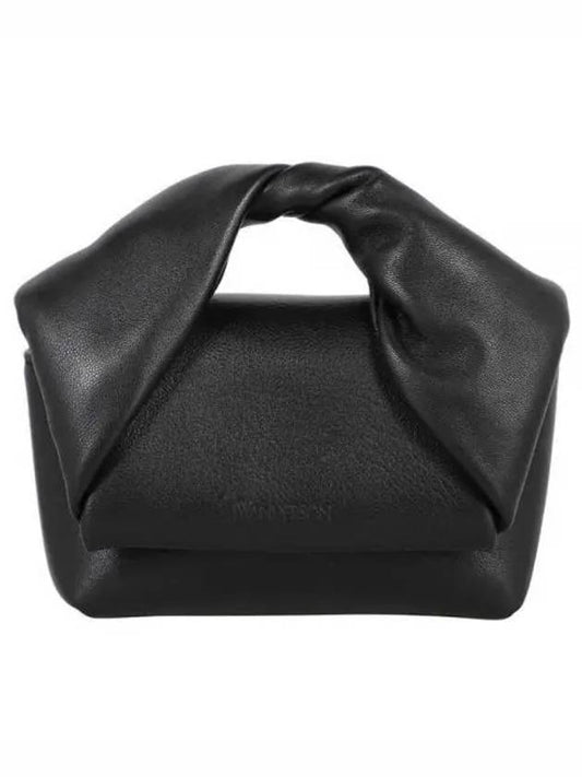 Nano Twister Leather Tote Bag Black - JW ANDERSON - BALAAN 2