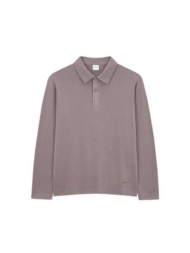 Embroidered logo stretch polo shirt chocolate 271813 - PAUL SMITH - BALAAN 1