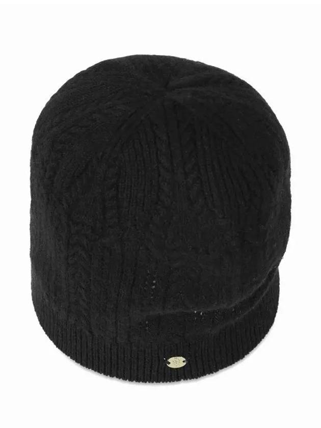 HAT51415 BK Selby Black Cashmere Knit Beanie - HELEN KAMINSKI - BALAAN 3