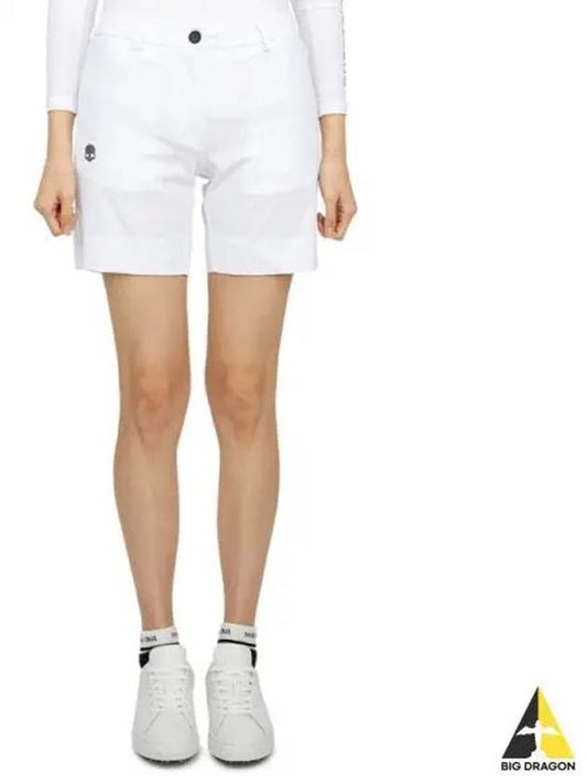 Golf Wear Women Shorts GCS104 001 - HYDROGEN - BALAAN 1