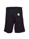 Double Knee Shorts Black - CARHARTT WIP - BALAAN 3