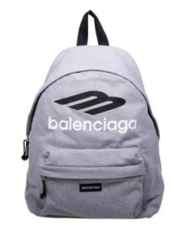 Backpack 503221 2AA7N 1469 HEATH GRAY L BLK WHT - BALENCIAGA - BALAAN 2