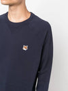 Fox Head Patch Classic Sweatshirt Navy - MAISON KITSUNE - BALAAN 3