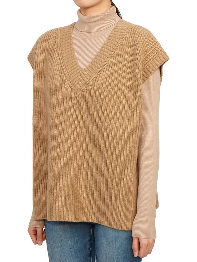 Ala Knit Vest Camel - MAX MARA - BALAAN 3