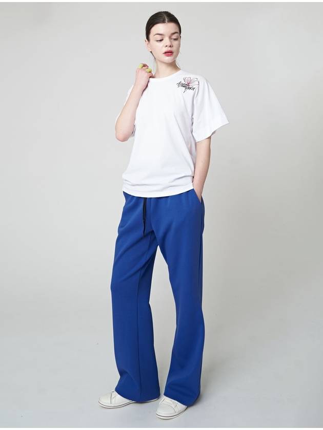 Flared Sweatpants Blue - ATHPLATFORM - BALAAN 3