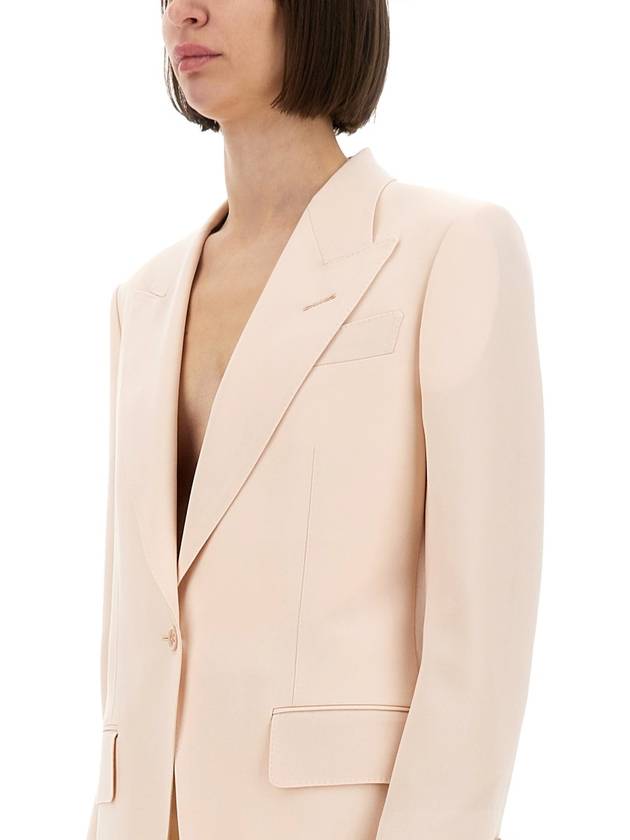 SINGLE BREASTED WOOL JACKET - TOM FORD - BALAAN 4